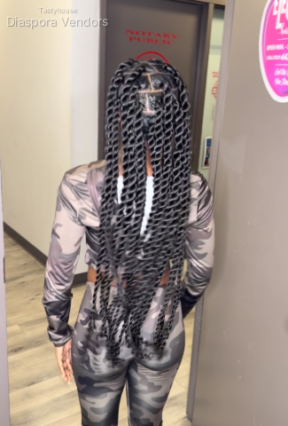 Jumbo Senegalese Twist – Butt Length