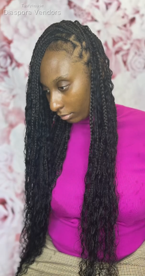 Knotless Goddess Braids