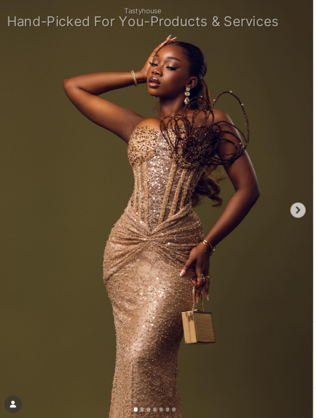 Ankara Beaded Corset Dress