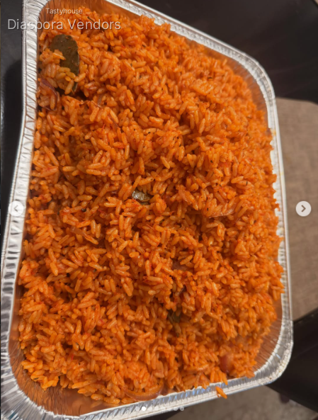 Jollof Rice & Protein Tray