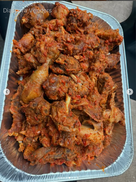 Jollof Rice & Protein Tray