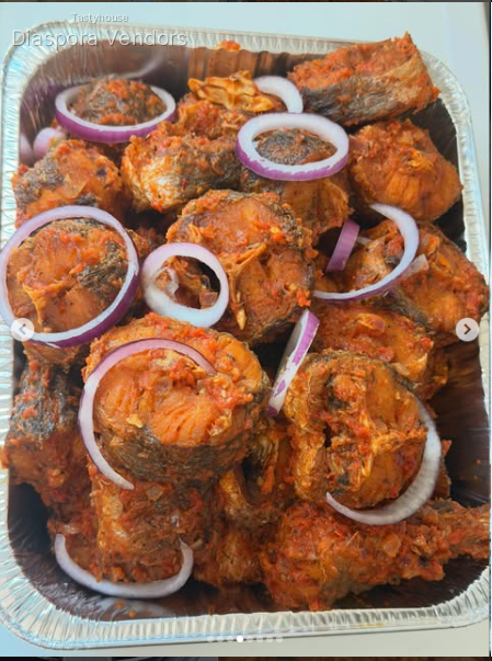 Jollof Rice & Protein Tray