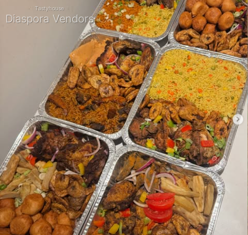Nigerian Food Platter