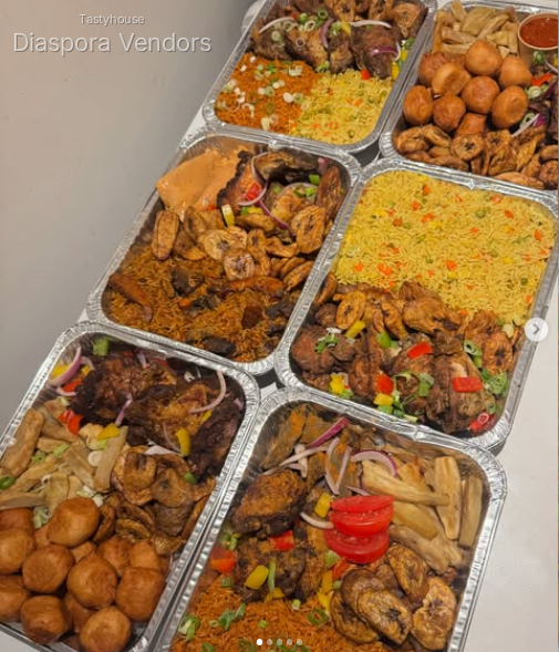 Nigerian Food Platter