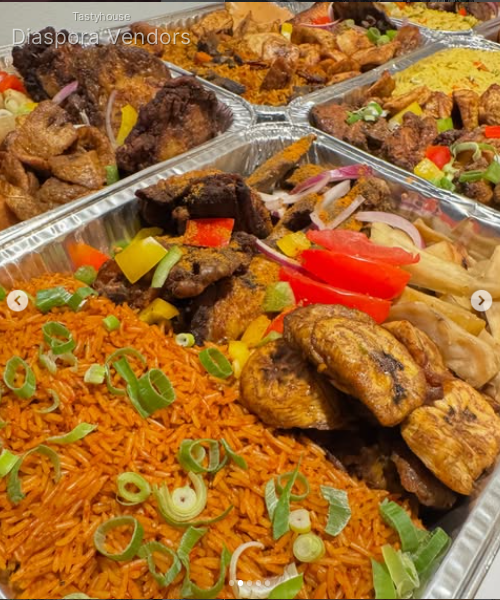 Nigerian Food Platter