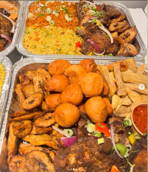 Nigerian Food Platter