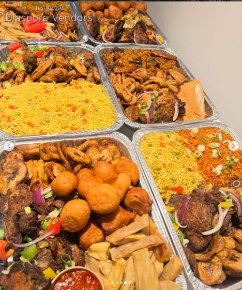 Nigerian Food Platter