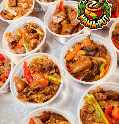 Peppered Goat Meat with Skin