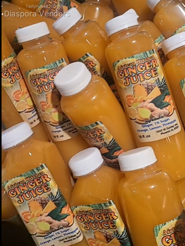 Fresh Homemade Ginger Juice