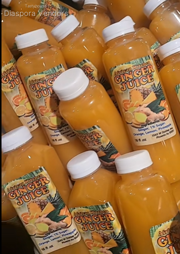 Fresh Homemade Ginger Juice