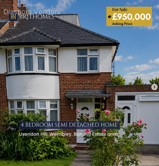 4-Bedroom House for Sale – Brithomes UK