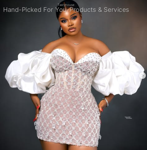 White Corset Party Dress