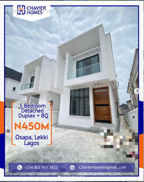 5-Bedroom Detached Duplex with BQ