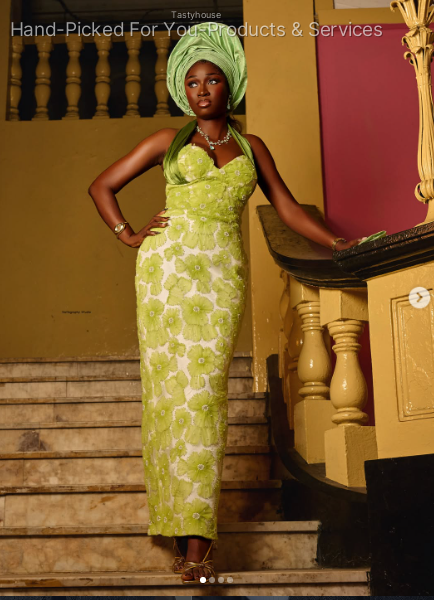 Lime Green Floral Lace Sweetheart Maxi Gown