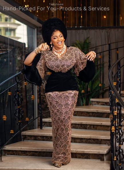 Black Luxury Traditional and Contemporary Outfit