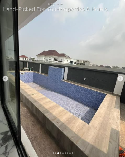 4-Bedroom Semi-Detached Duplex with BQ, Pool & Cinema