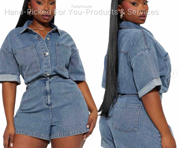 Denim Playsuit