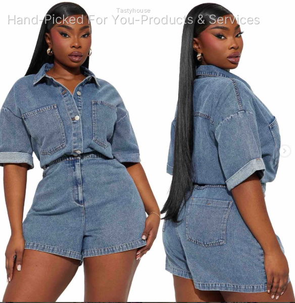 Denim Playsuit
