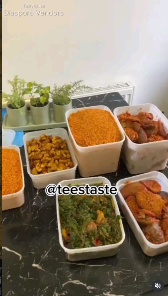 Tee’s Taste Nigerian Food Spread