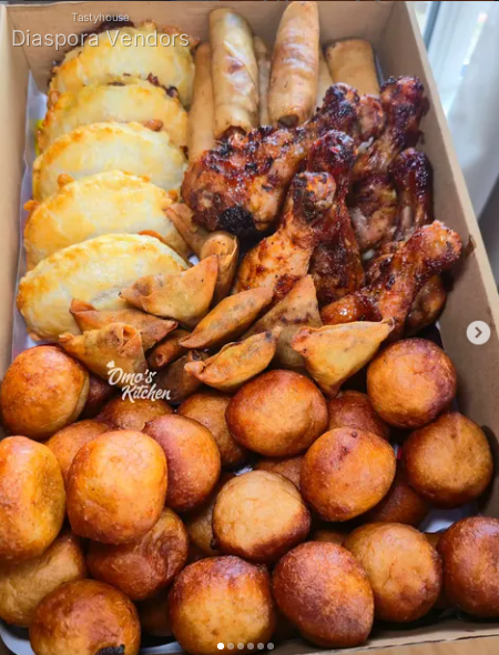 Omos Kitchen Small Chops Platter