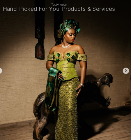 Forest Green Corset Gown