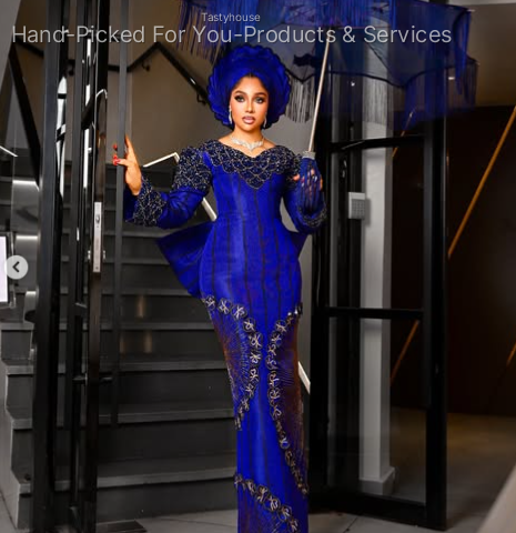 Custom Royal Blue Gown