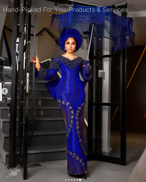 Custom Royal Blue Gown