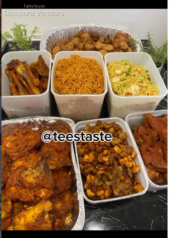 Tee’s Taste Nigerian Food Spread