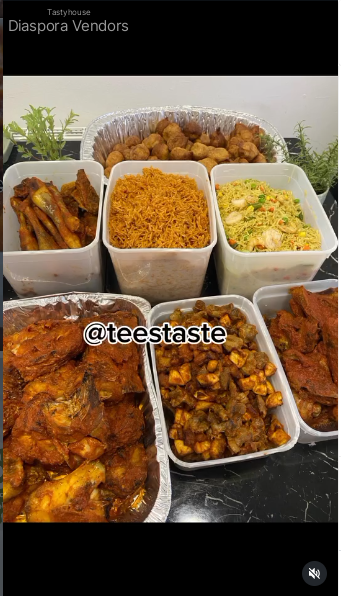 Tee’s Taste Nigerian Food Spread