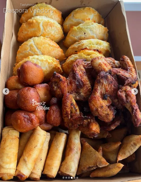 Omos Kitchen Small Chops Platter