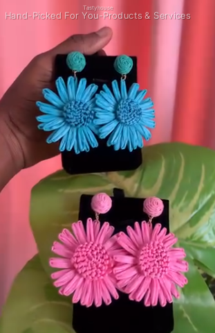 Floral Beach Earrings