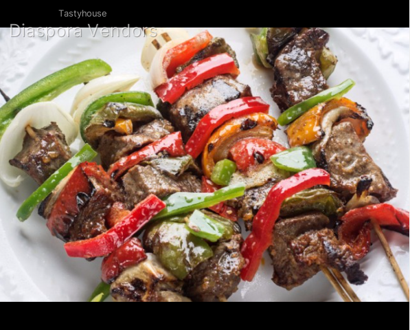 Kendejah Restaurant Grilled Beef Shish Kabobs