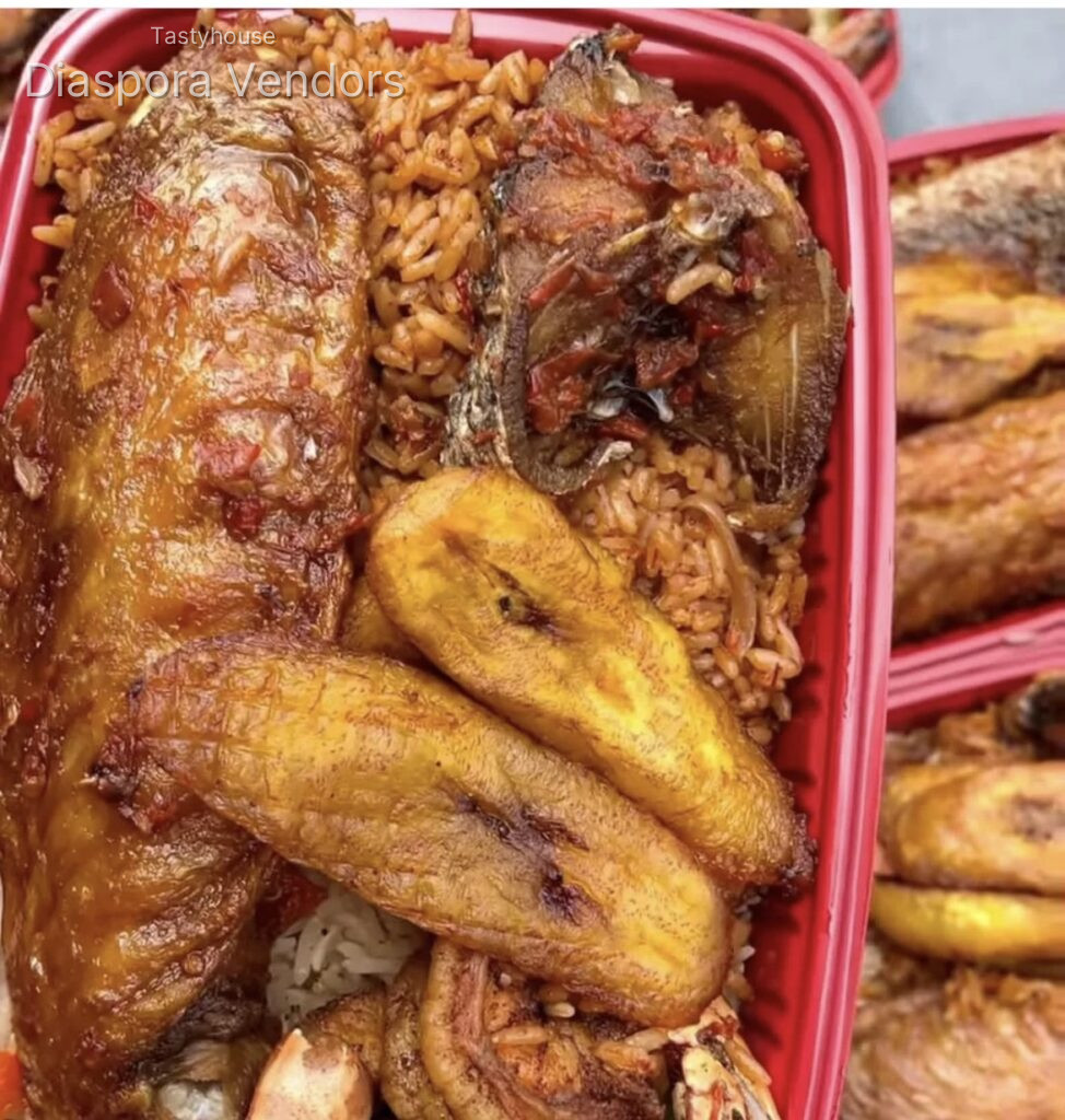 Rice, Spaghetti, Turkey & Plantain
