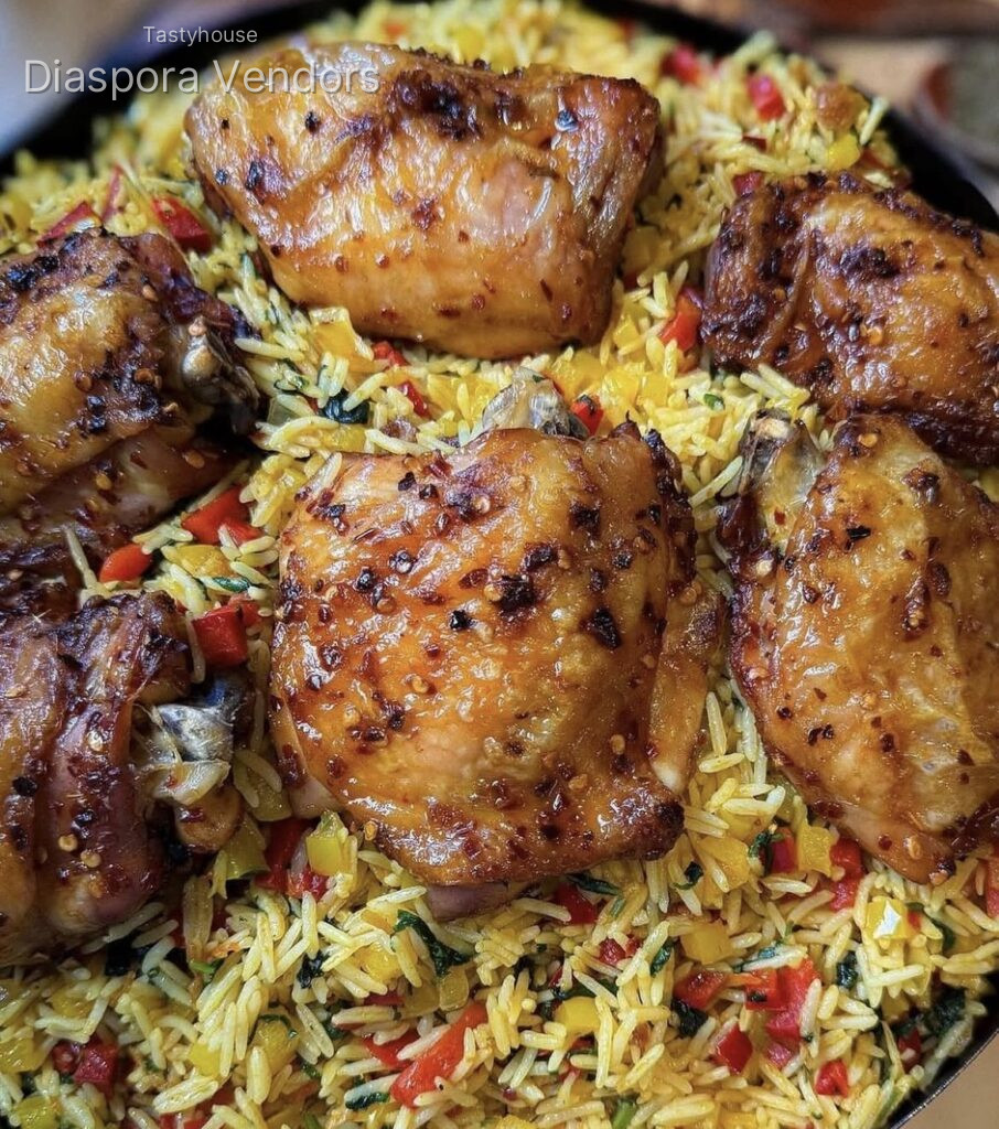 Rice, Spaghetti, Turkey & Plantain