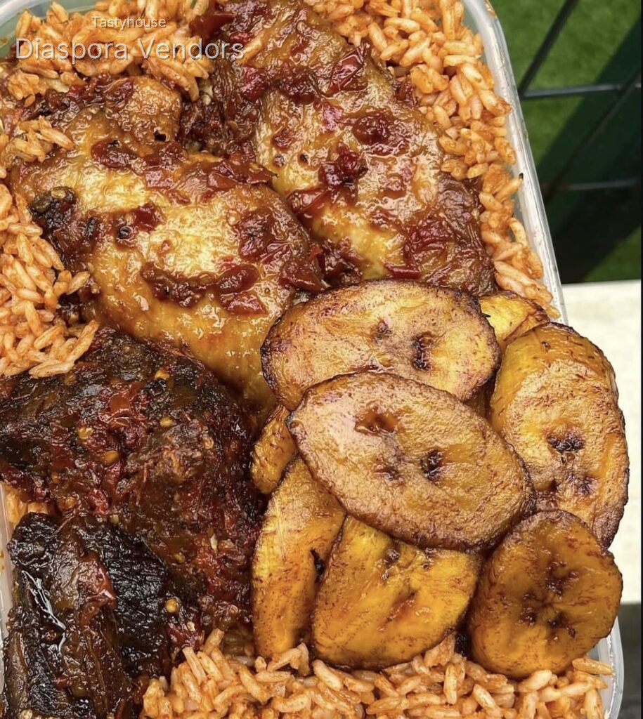 Rice, Spaghetti, Turkey & Plantain