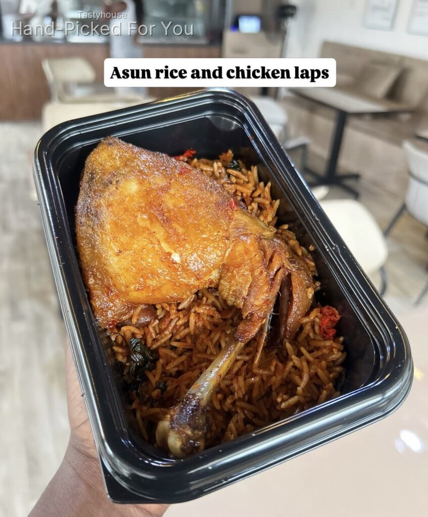 Asun rice and Hake Fish