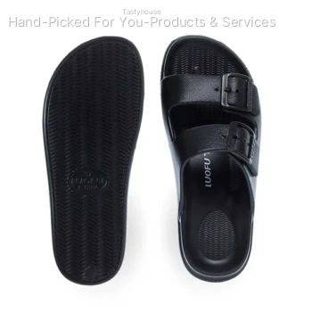 Double-Buckle Cloud Sandals