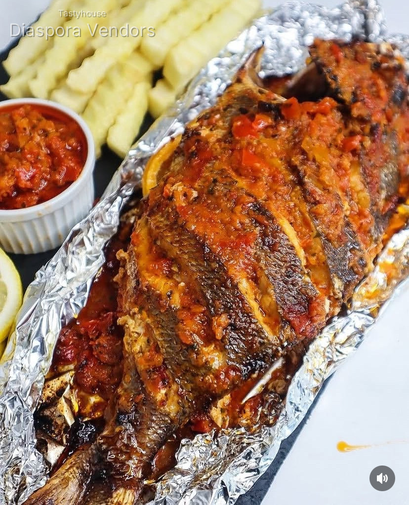 Grilled fish