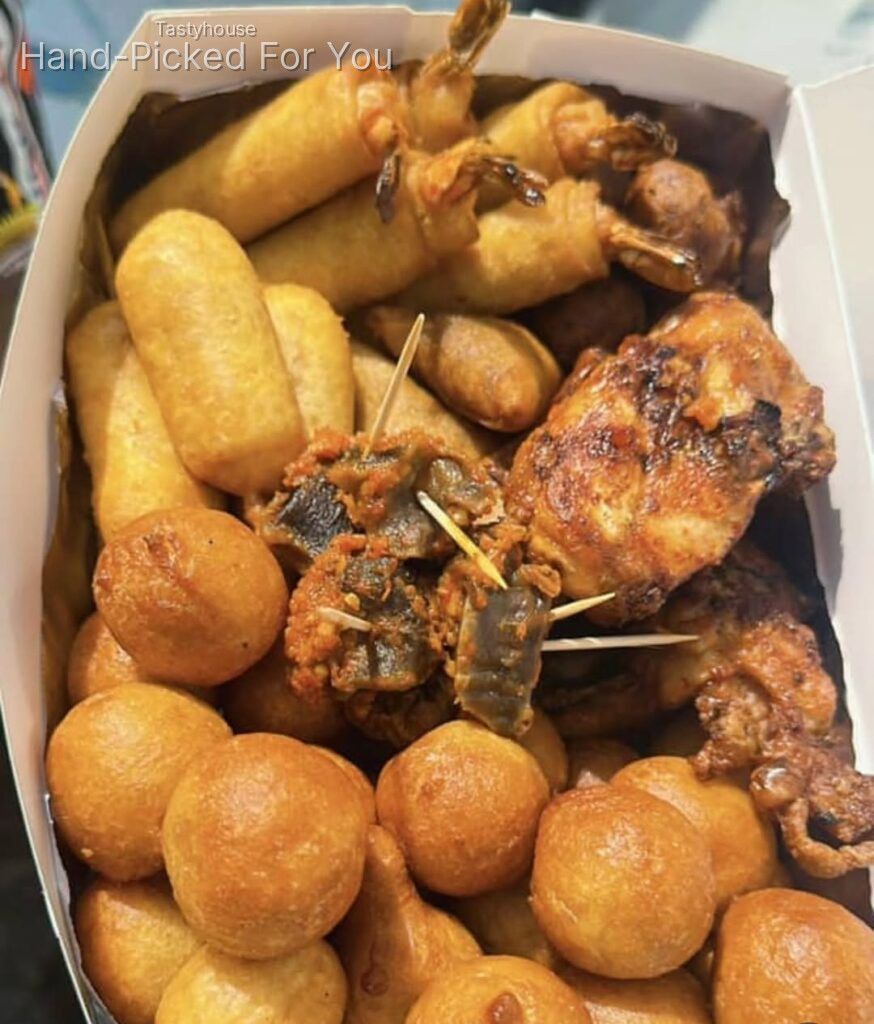 A box of Small chops