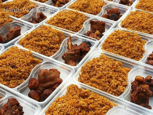 Jollof Fried Rice Chicken|Beef