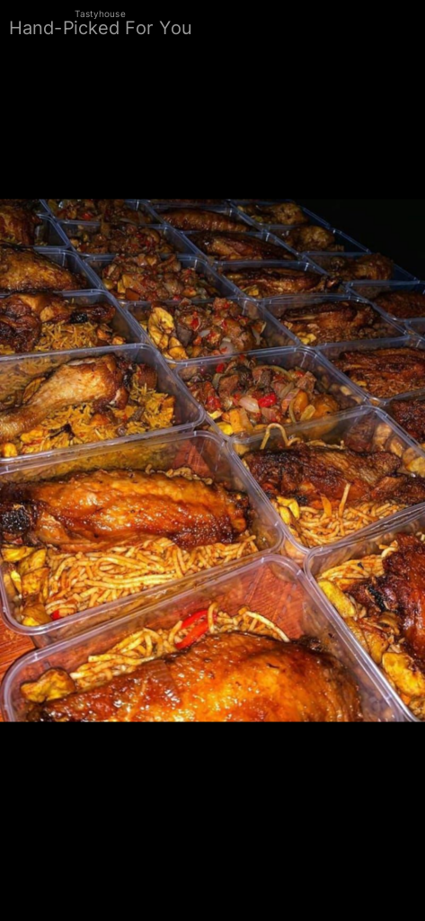 Jollof Fried Rice Chicken|Beef