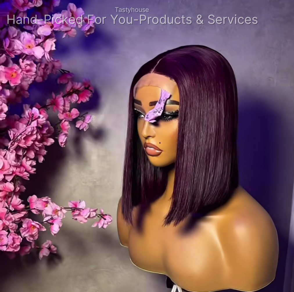Bone straight wig