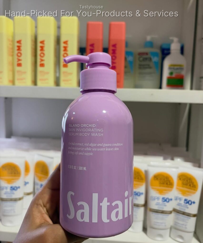 Saltair Island Orchid Body Wash