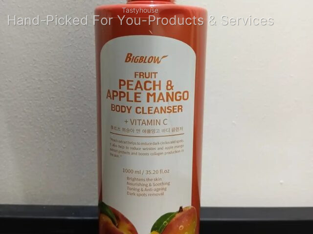 Bigblow Fruit Peach & Apple Mango Body Cleanser + Vitamin C.