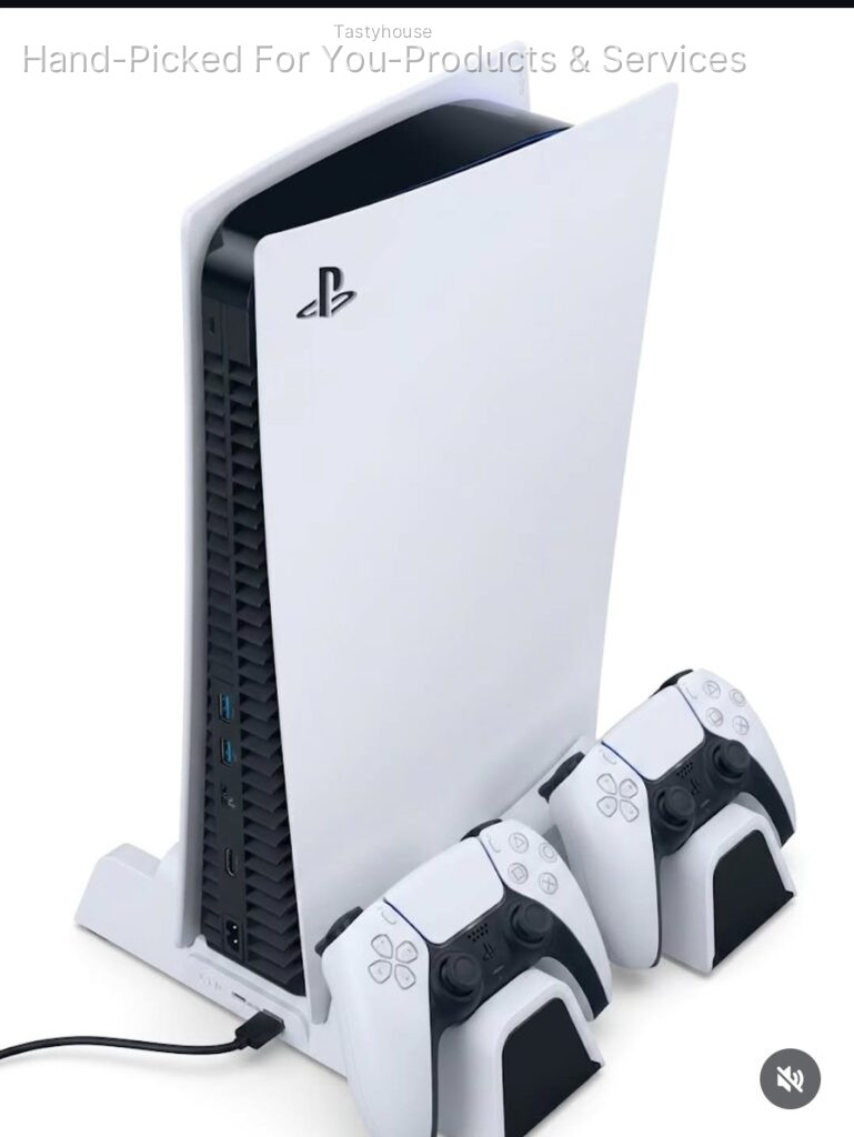 PS5, with 2 pads and games sold installed