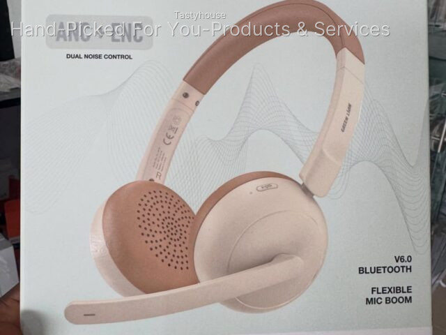 GREENLION DUAL NOISE CONTROL WIRELESS HEADSET (ANC & ENC)