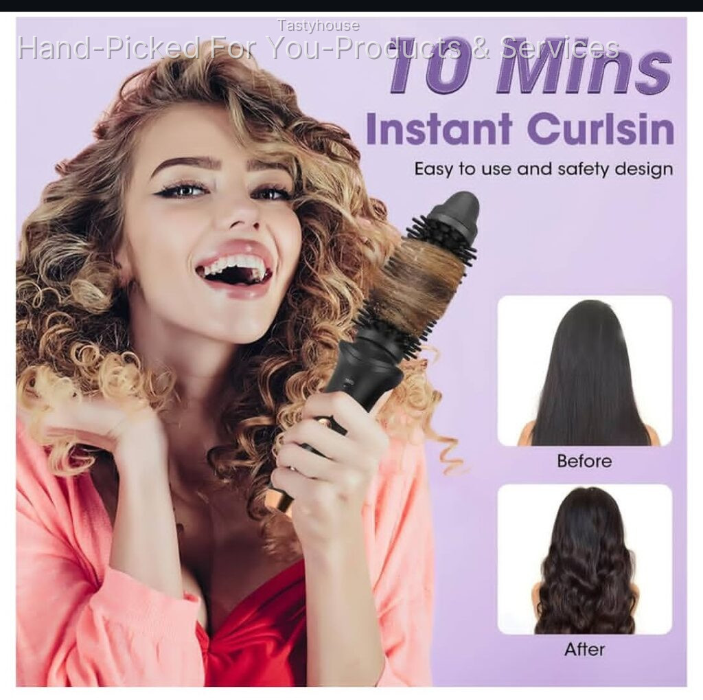 Cordless Curling Iron Brush