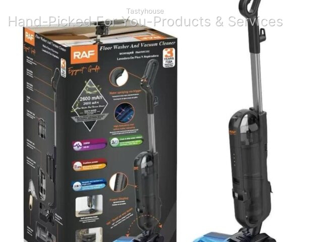 RAF 2in1 Rechargeable Floor Washer and Vacuum Cleaner