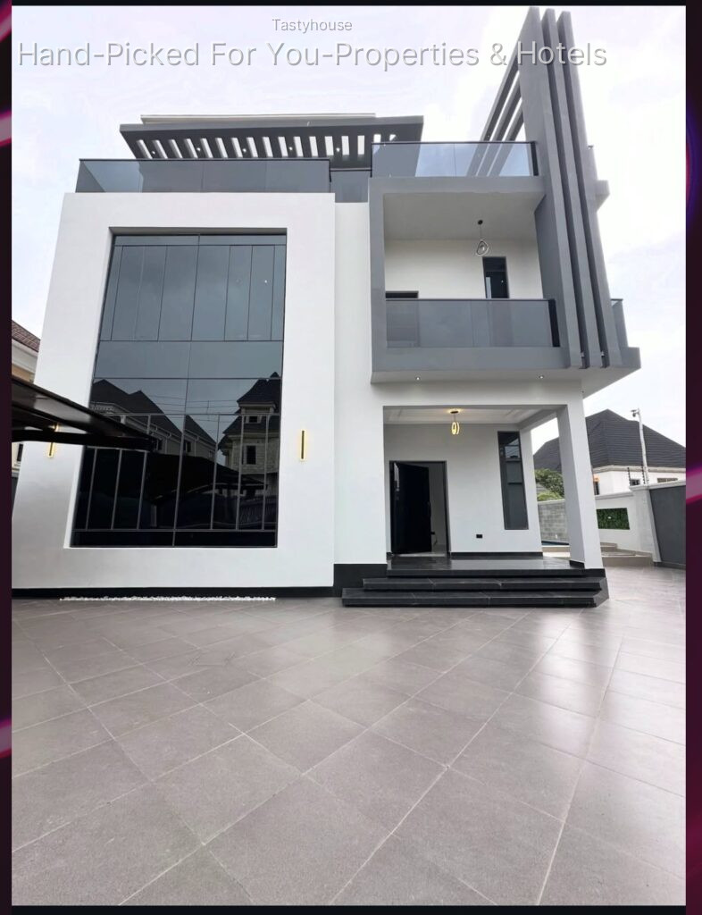 BRAND NEW 5 BEDROOM FULLY DETACHED DUPLEX WITH SWIMMING POOL, ELEVATOR SHAFT & BQ