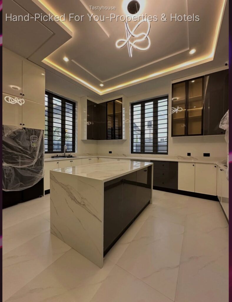 BRAND NEW 5 BEDROOM FULLY DETACHED DUPLEX WITH SWIMMING POOL, ELEVATOR SHAFT & BQ
